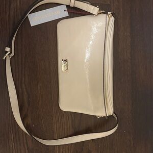 Frances Valentine Cream Crossbody Bag NWT